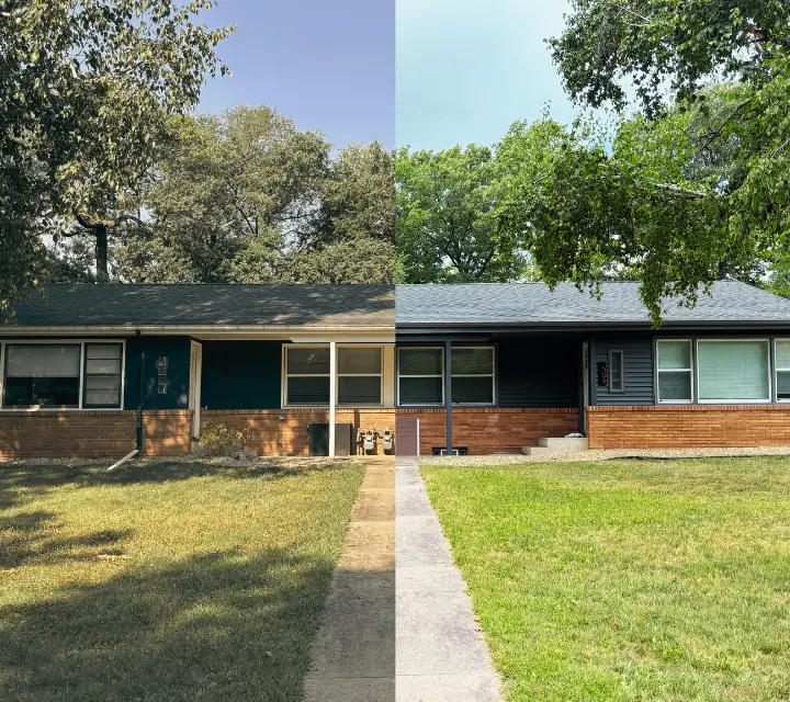 New lap siding to replace old wood siding, Twin Cities