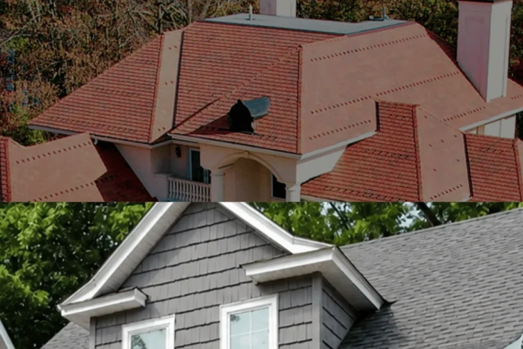 DaVinci synthetic-slate estate roof and a Twin Cities family home with new shingle roof and siding by Right Away Construction